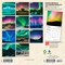 Aurora Borealis | 2026 7 x 14 Inch (Hanging) Monthly Mini Wall Calendar | English/French Bilingual